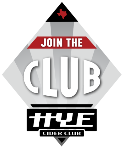 The Cider Club logo at Hye Cider Company