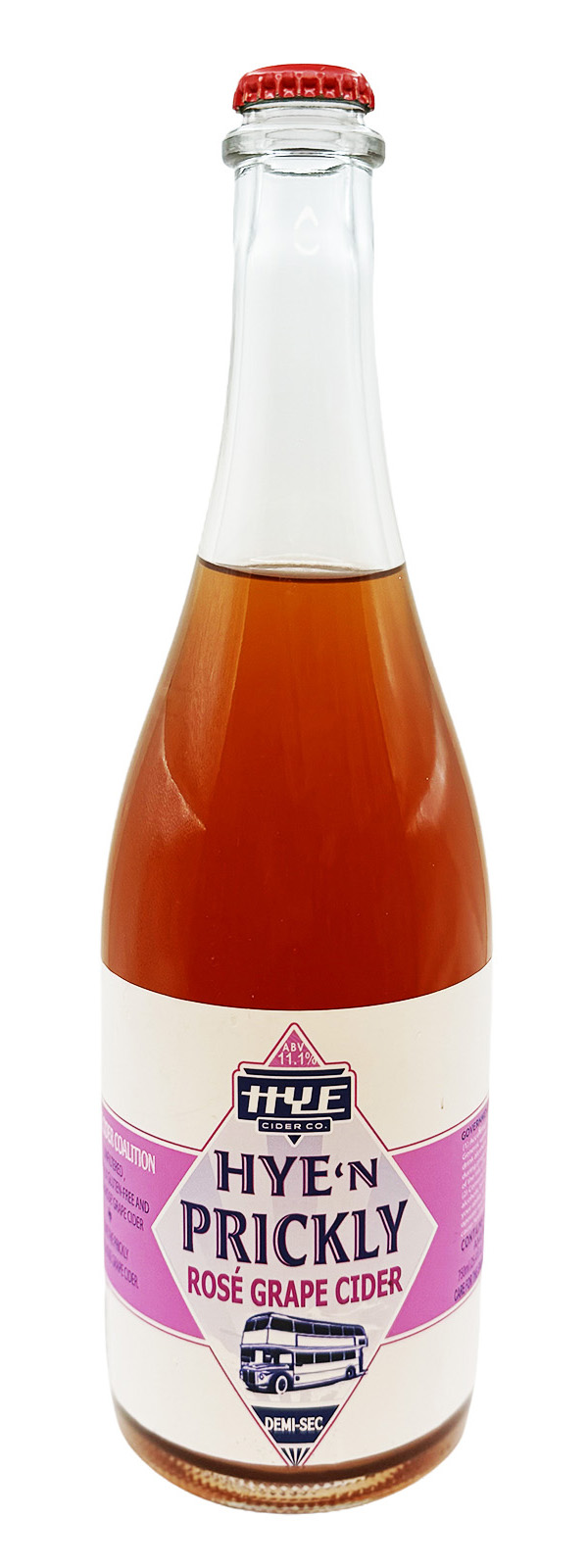 750ml bottle of Hye Cider's Hye 'N Prickly cider