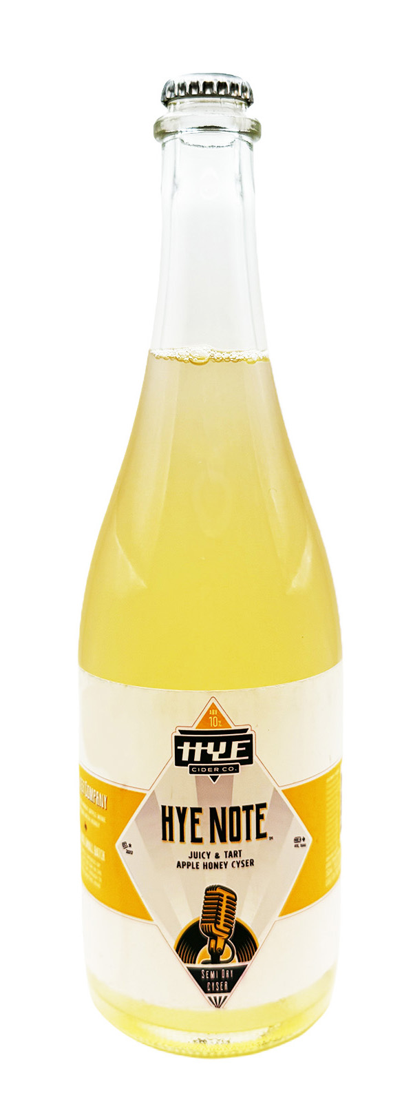 750ml bottle of Hye Cider's Hye Note cyser