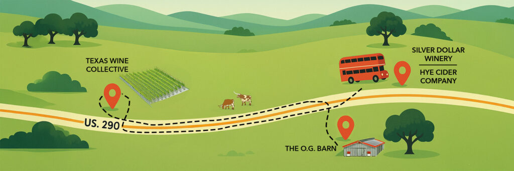 map of Hye Cider Company's locations